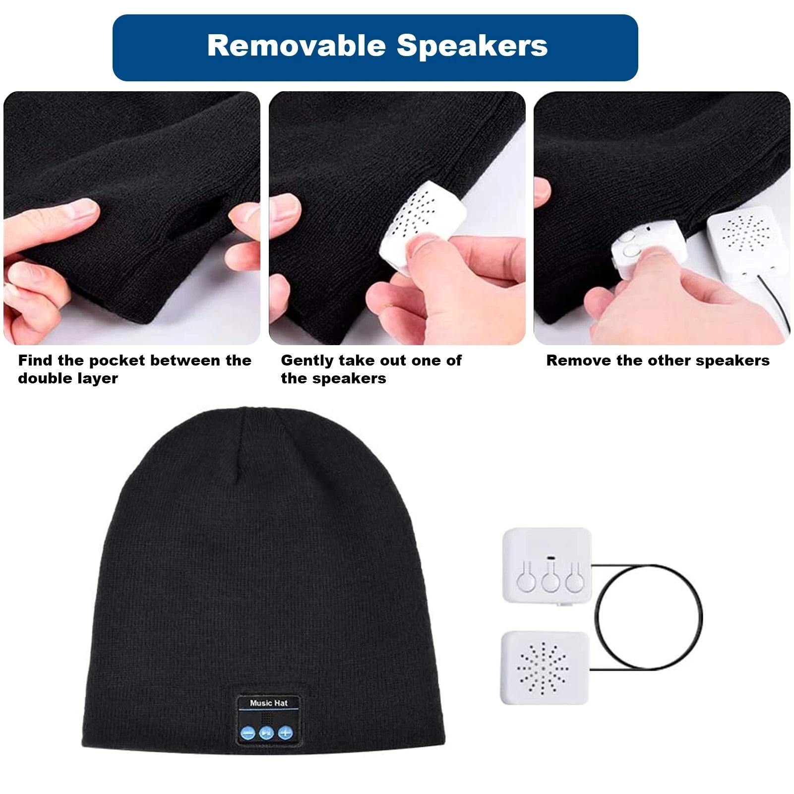 TuneBeanie Pro - Bluetooth Beanie for Warmth & Wireless Sound