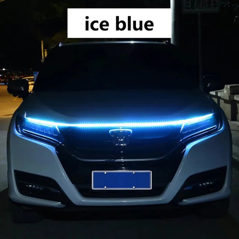 GlowGuide DRL | 150cm LED Car Hood Decorative Light (12V)