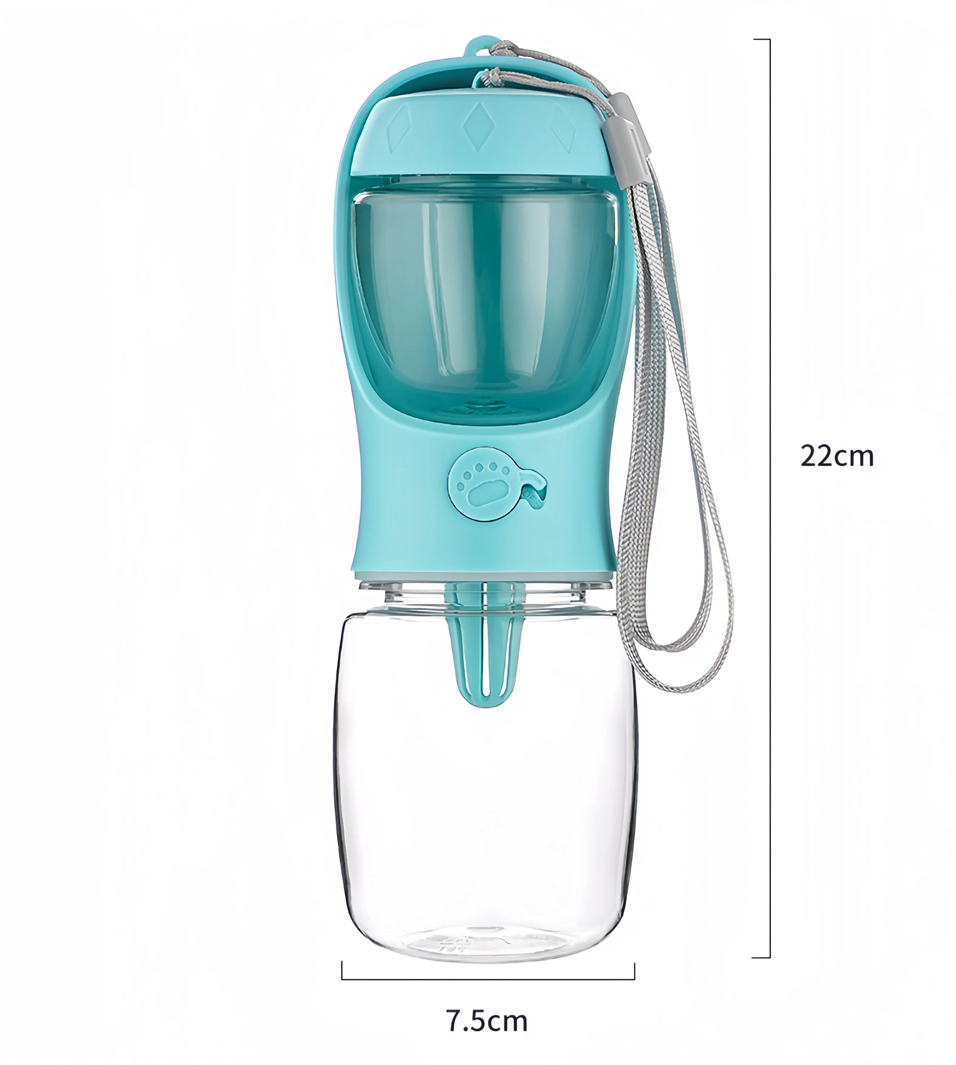 PawBuddy Travel Bottle | Portable Pet Water & Food Dispenser