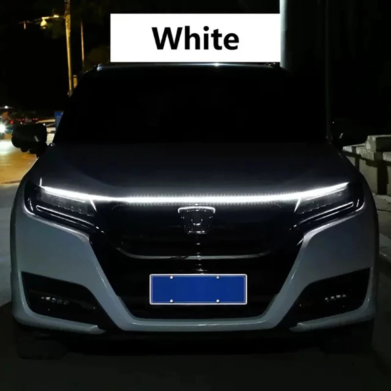 GlowGuide DRL | 150cm LED Car Hood Decorative Light (12V)