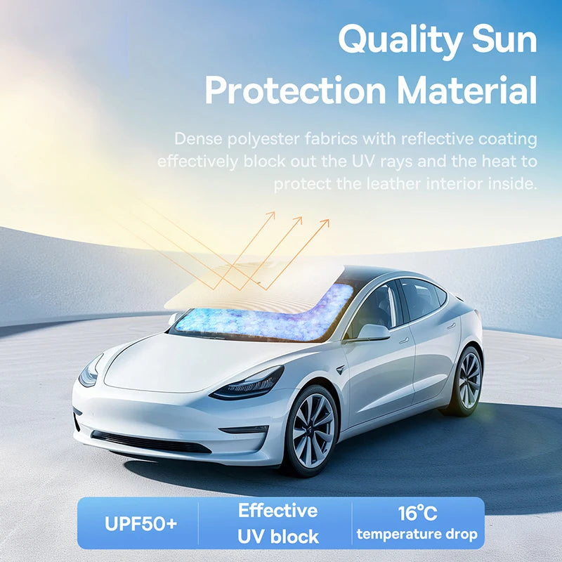 SunGuard Pro - Windshield Umbrella Sunshade for UV & Heat Protection