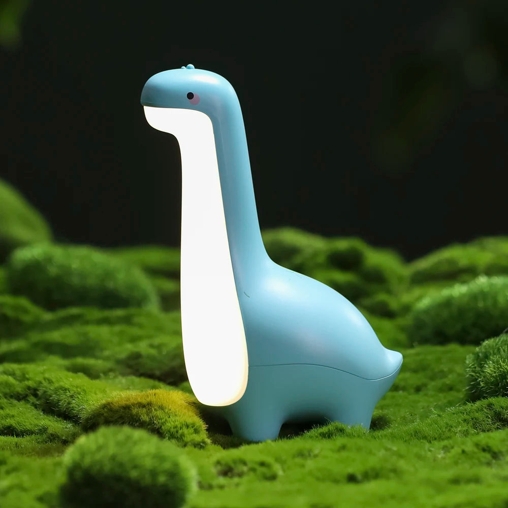 DinoGlow Night Light | Adjustable Brightness & USB-C Charging for Kids