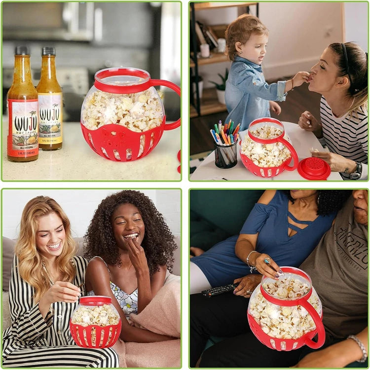 PopPro Glass Popcorn Maker - Eco-Friendly Snack Solution