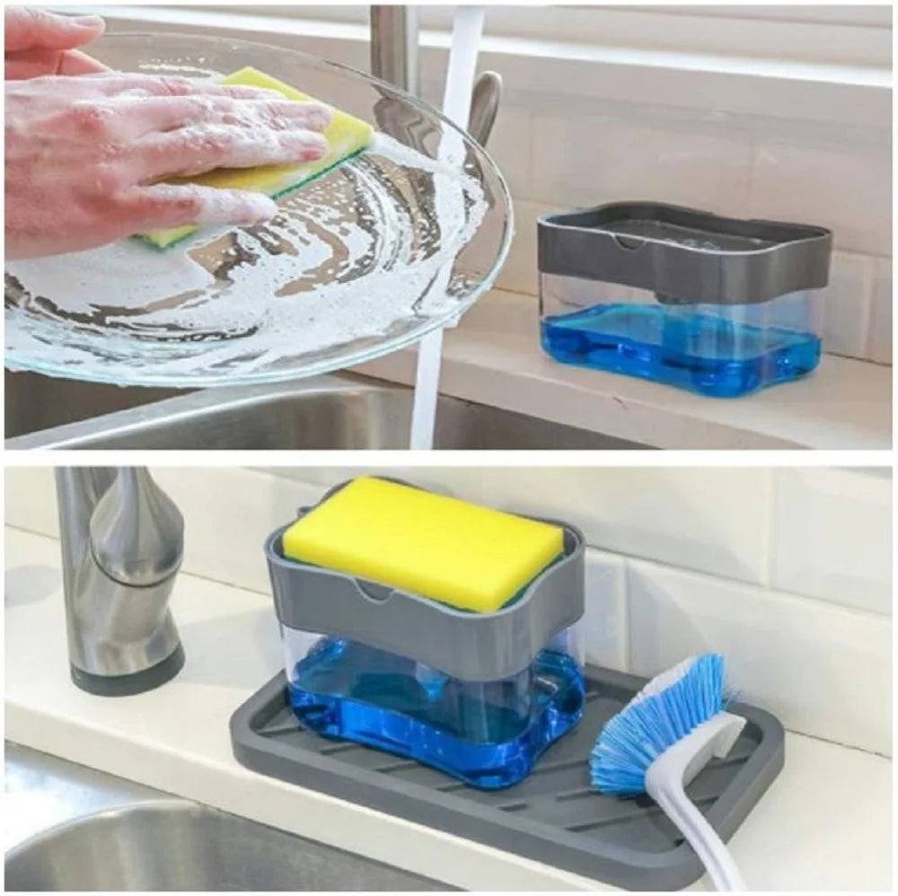 SoapEase Pro - 2-in-1 Soap Dispenser & Sponge Holder