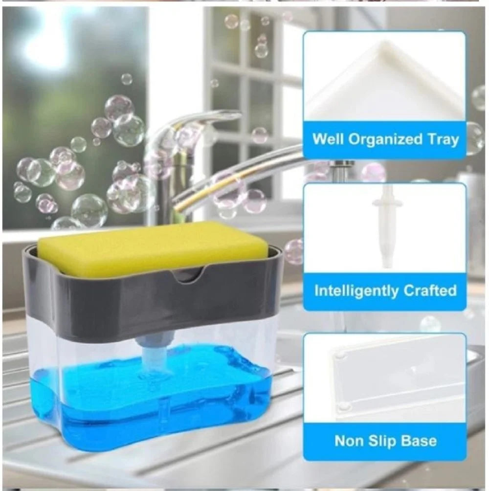 SoapEase Pro - 2-in-1 Soap Dispenser & Sponge Holder