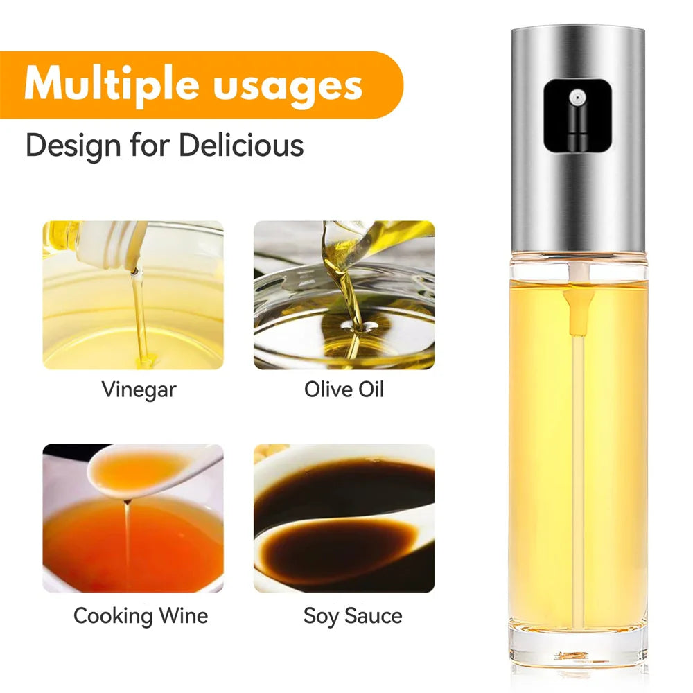 MistMate Glass Sprayer - Perfect for Oil & Vinegar in Cooking, Salads, and BBQs