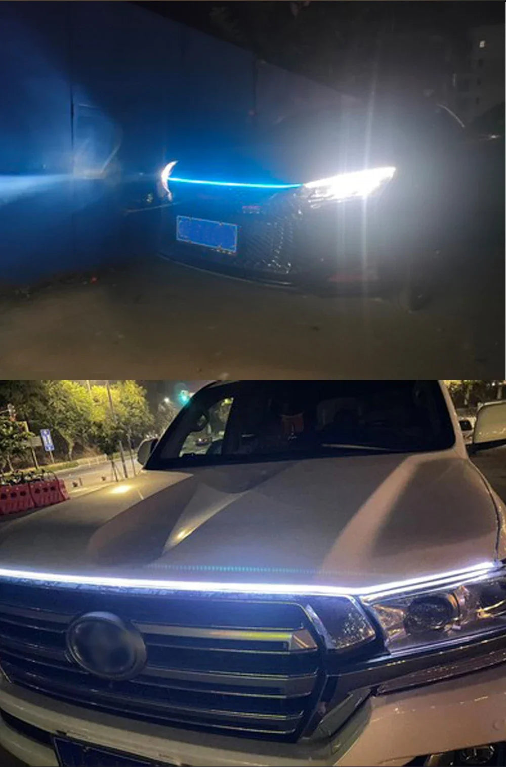 GlowGuide DRL | 150cm LED Car Hood Decorative Light (12V)