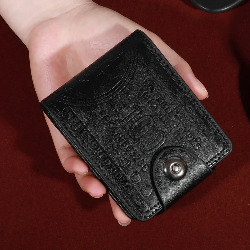 DollarMate Wallet | Men's PU Leather Wallet with 100 USD Pattern