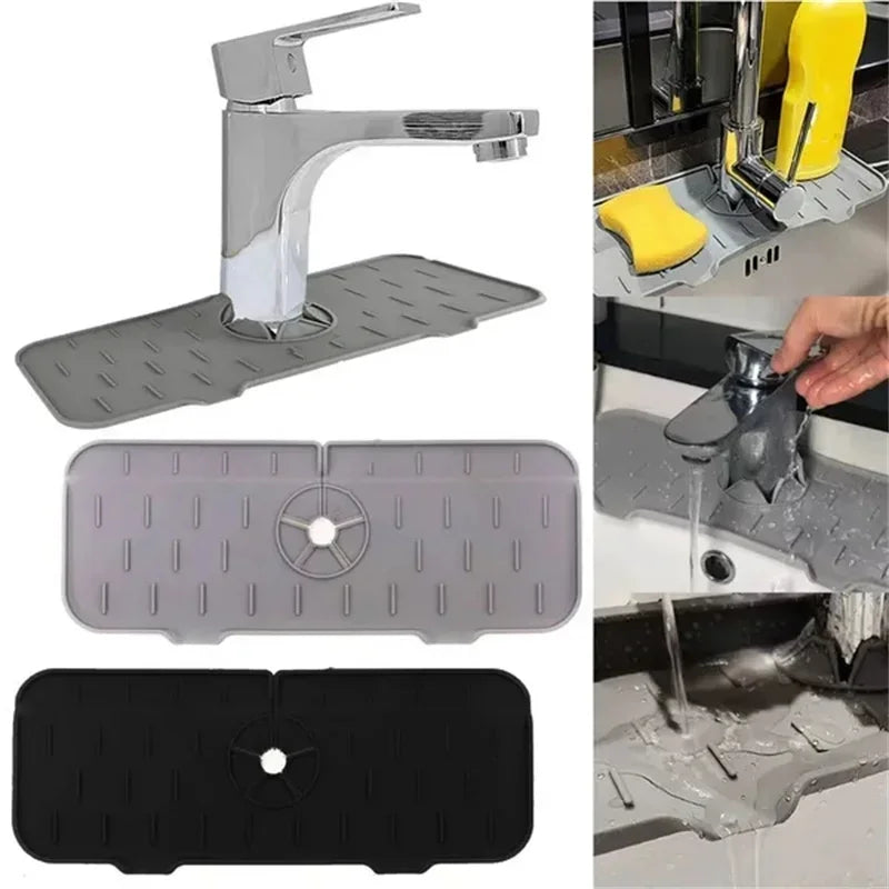 SplashGuard Mat - Absorbent Faucet Pad for Dry Countertops