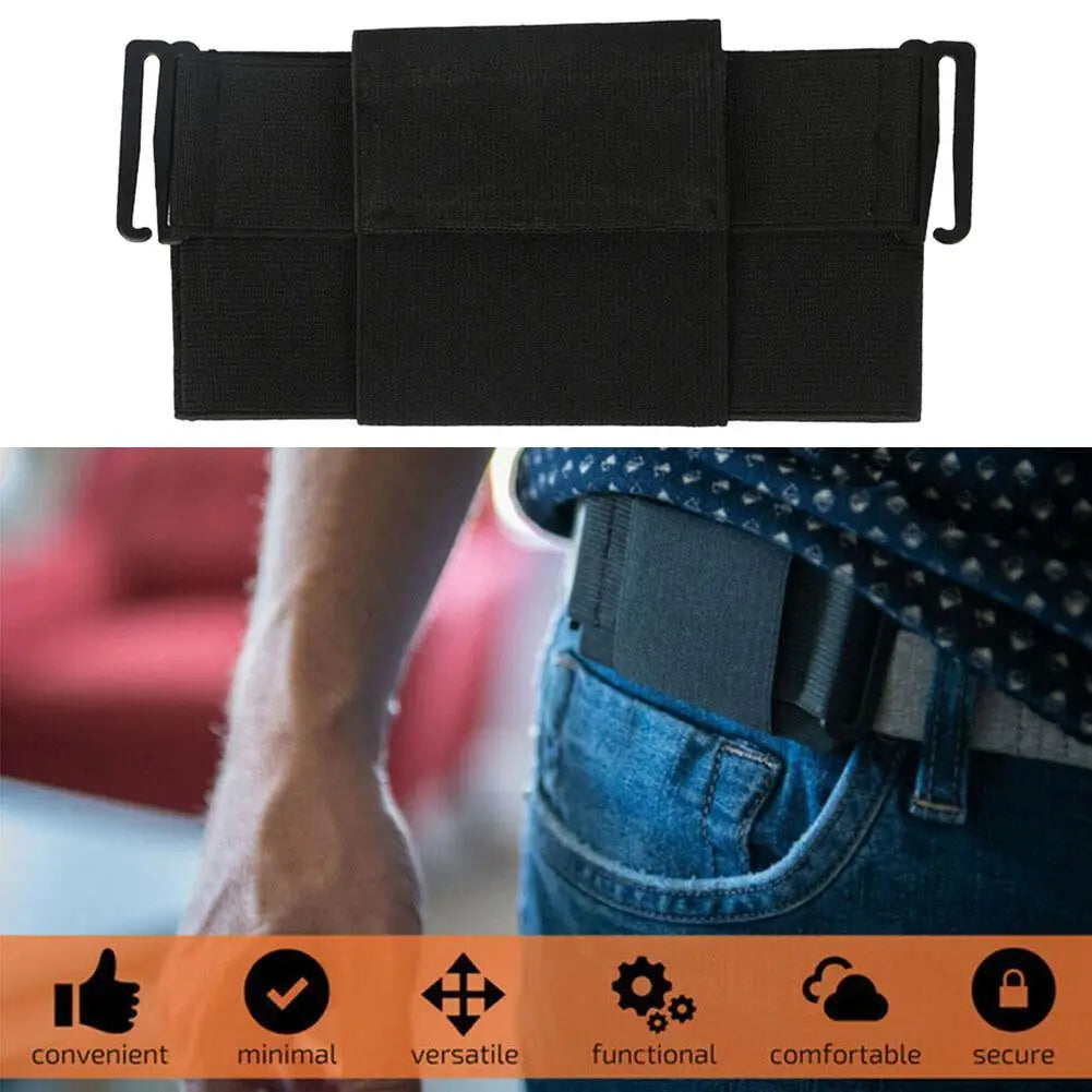 Elastic Waist Phone Bag – Ultra-Slim, Hands-Free Holder for Travel and Outdoor Activities