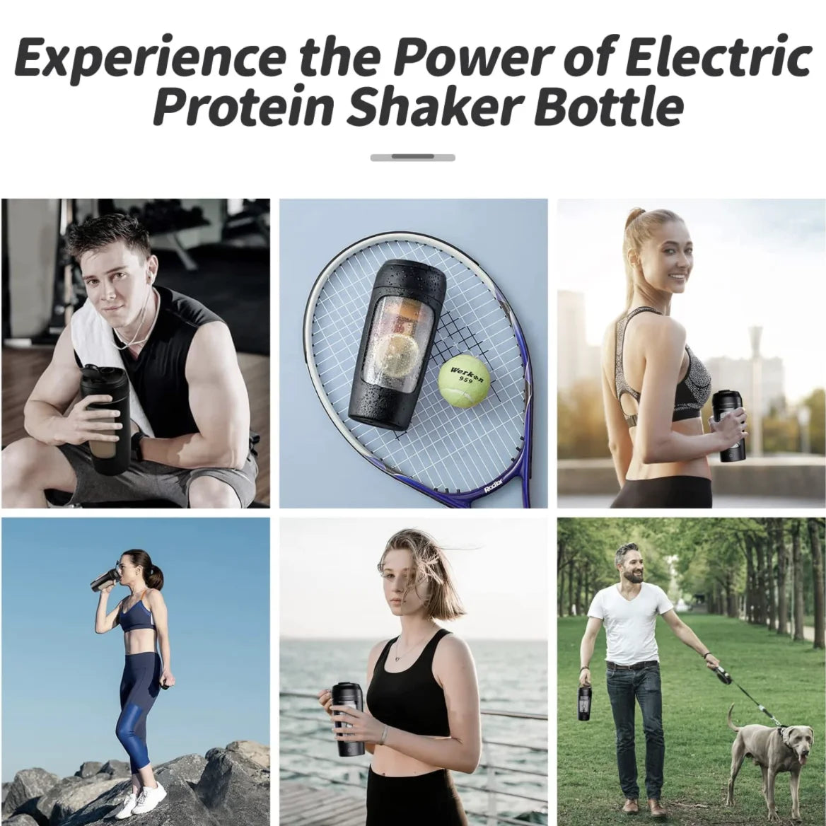 VortexMix Pro - Electric Protein Shaker Bottle for Active Lifestyles