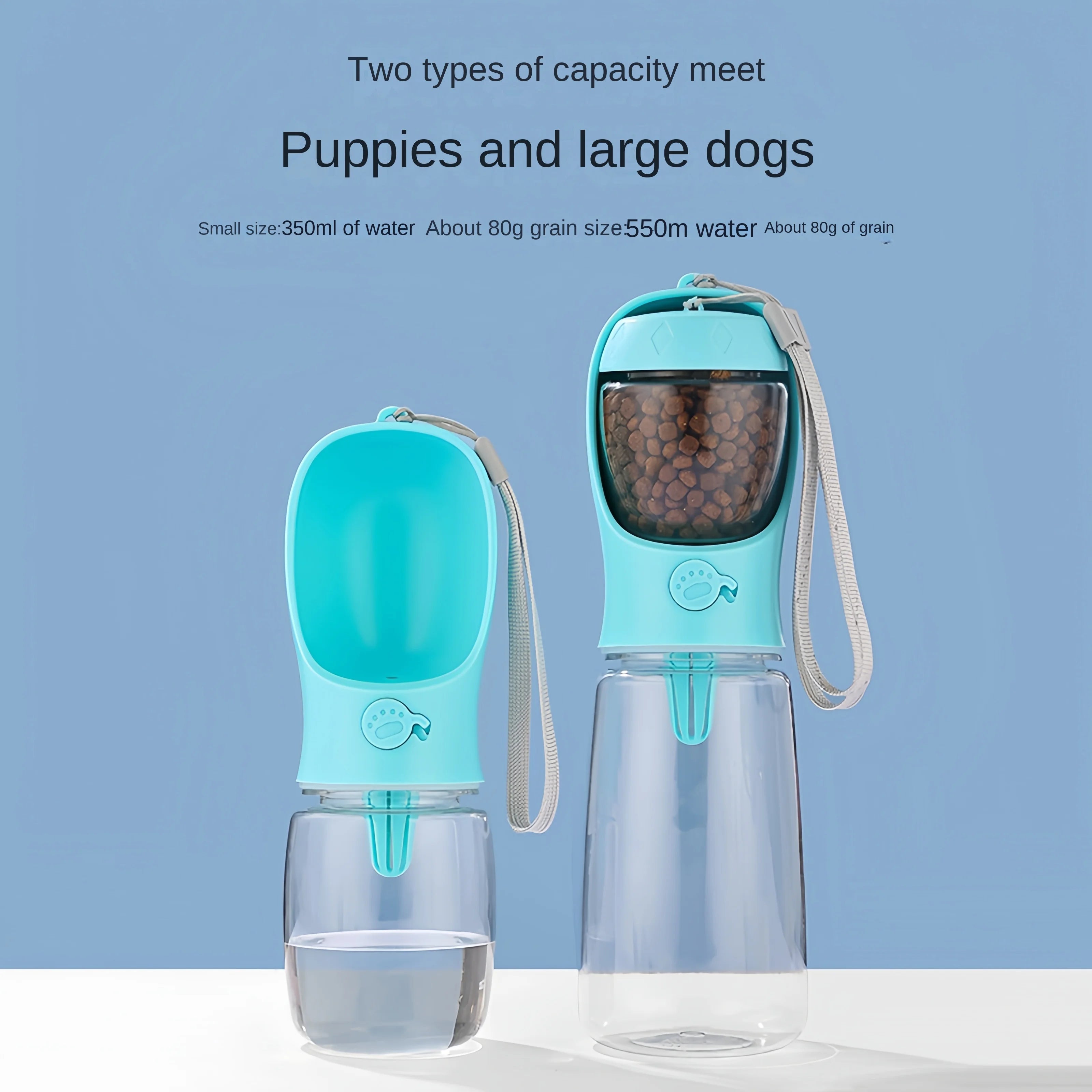 PawBuddy Travel Bottle | Portable Pet Water & Food Dispenser