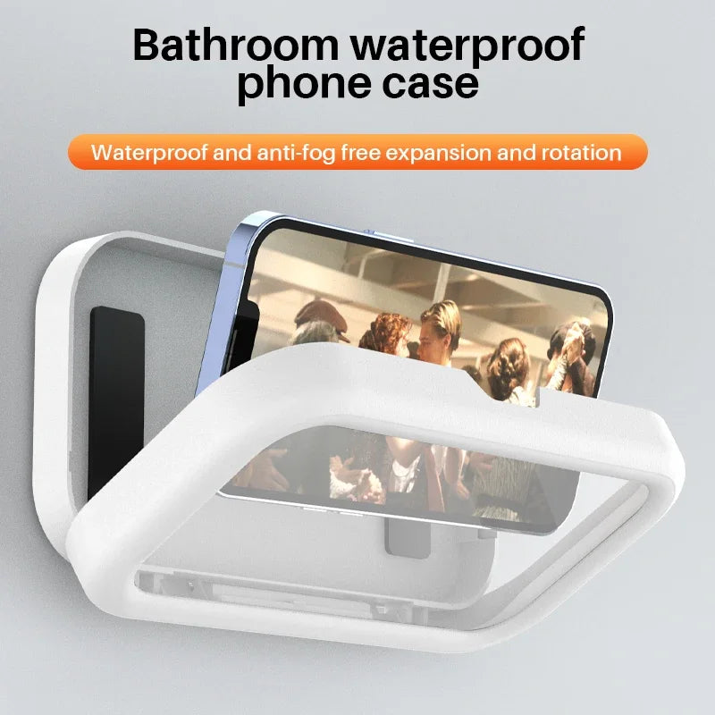 AquaShield Phone Holder - Waterproof Protection for Any Space