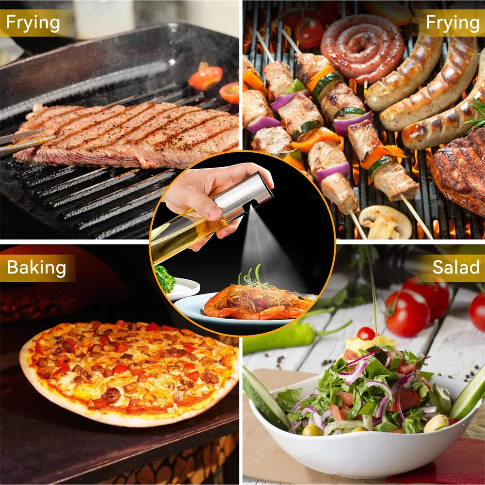 MistMate Glass Sprayer - Perfect for Oil & Vinegar in Cooking, Salads, and BBQs