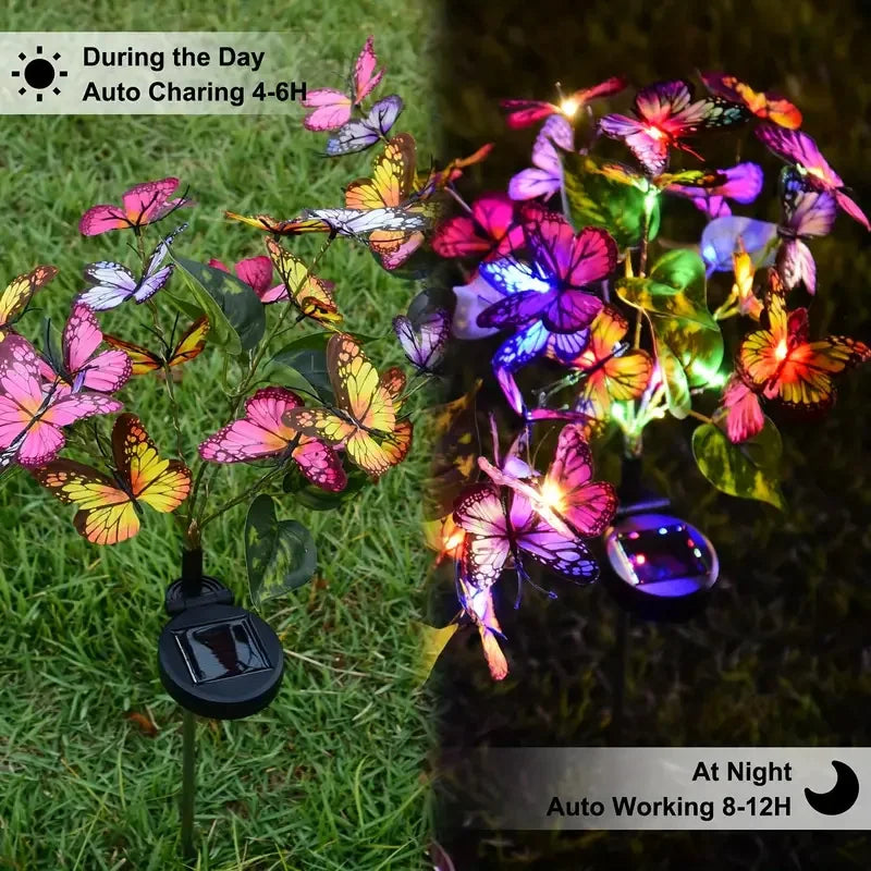 Solar FlutterGlow - Butterfly Lights for Outdoor Decor