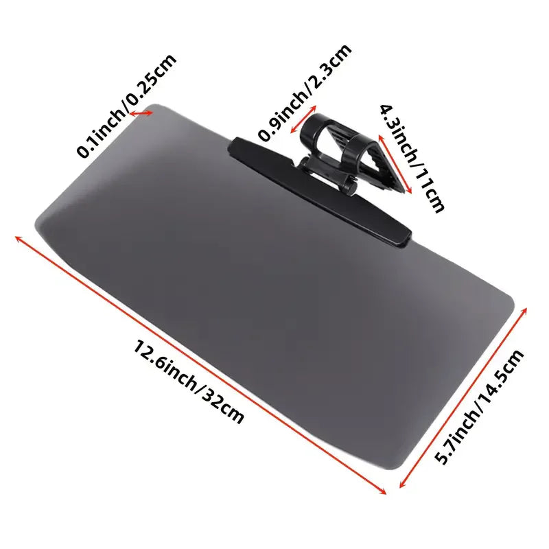 ClearView Car Sun Visor: Anti-Glare & UV Protection for Safer Driving