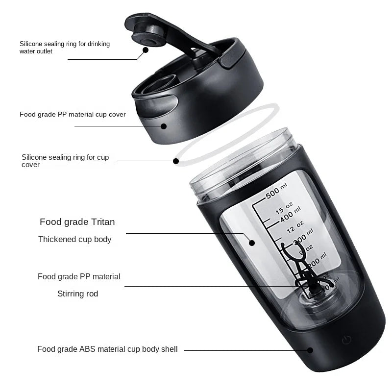 VortexMix Pro - Electric Protein Shaker Bottle for Active Lifestyles