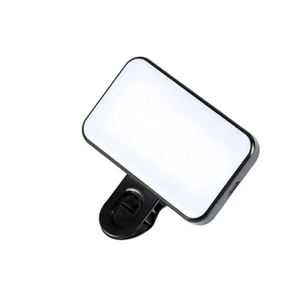 GlowClip Pro Fill Light | Portable Rechargeable Selfie Light with Adjustable Brightness