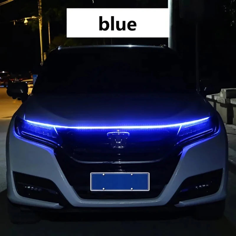 GlowGuide DRL | 150cm LED Car Hood Decorative Light (12V)