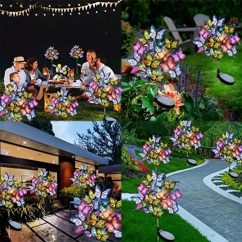 Solar FlutterGlow - Butterfly Lights for Outdoor Decor