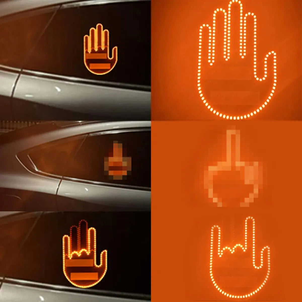 BrightBeam Gesture LED Light | Expressive Signal Light for Cars