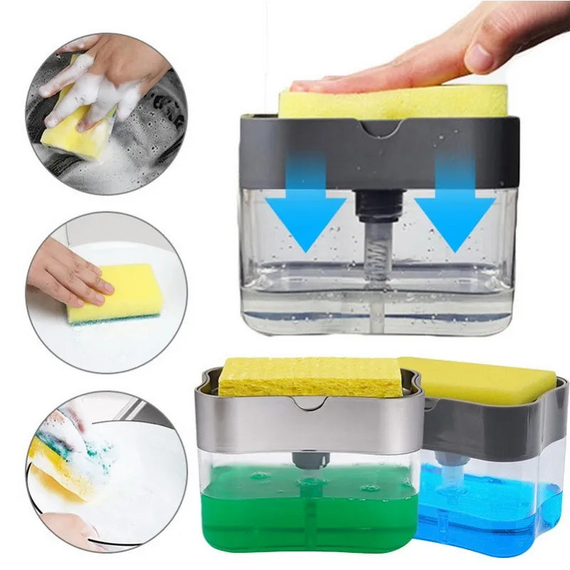 SoapEase Pro - 2-in-1 Soap Dispenser & Sponge Holder