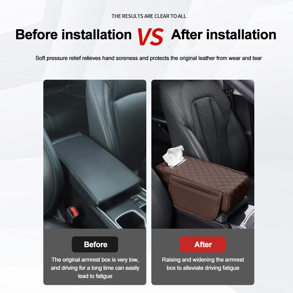 EleganceArm Pro - Stylish Armrest Cover with Storage