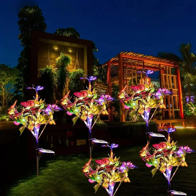 Solar FlutterGlow - Butterfly Lights for Outdoor Decor