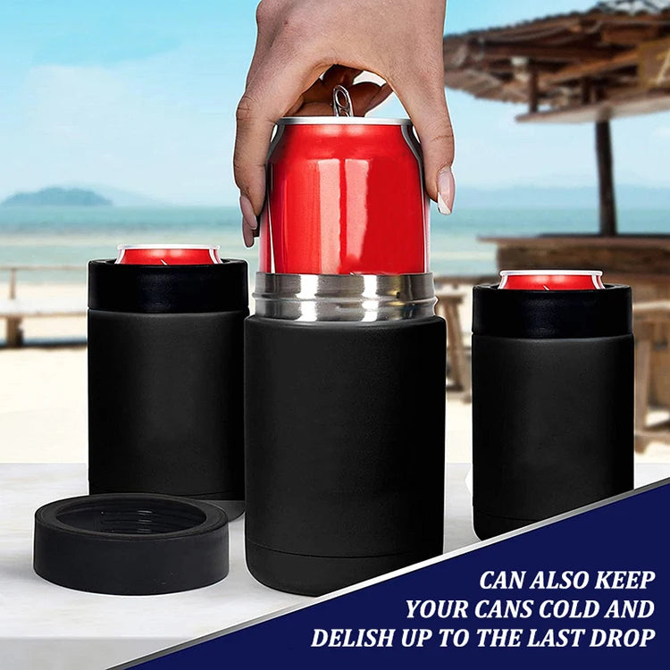 ChillMate 3-in-1 Stainless Steel Beer & Bottle Holder | Vacuum Insulated Cooler