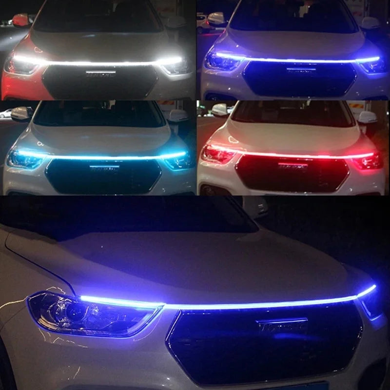 GlowGuide DRL | 150cm LED Car Hood Decorative Light (12V)