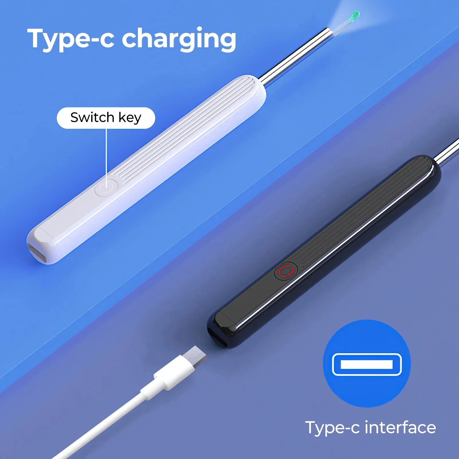 ClearView Ear Cleaner - Wireless HD Tool for Safe Cleaning