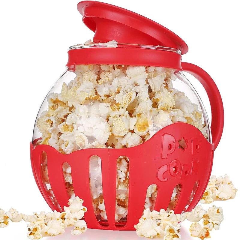 PopPro Glass Popcorn Maker - Eco-Friendly Snack Solution