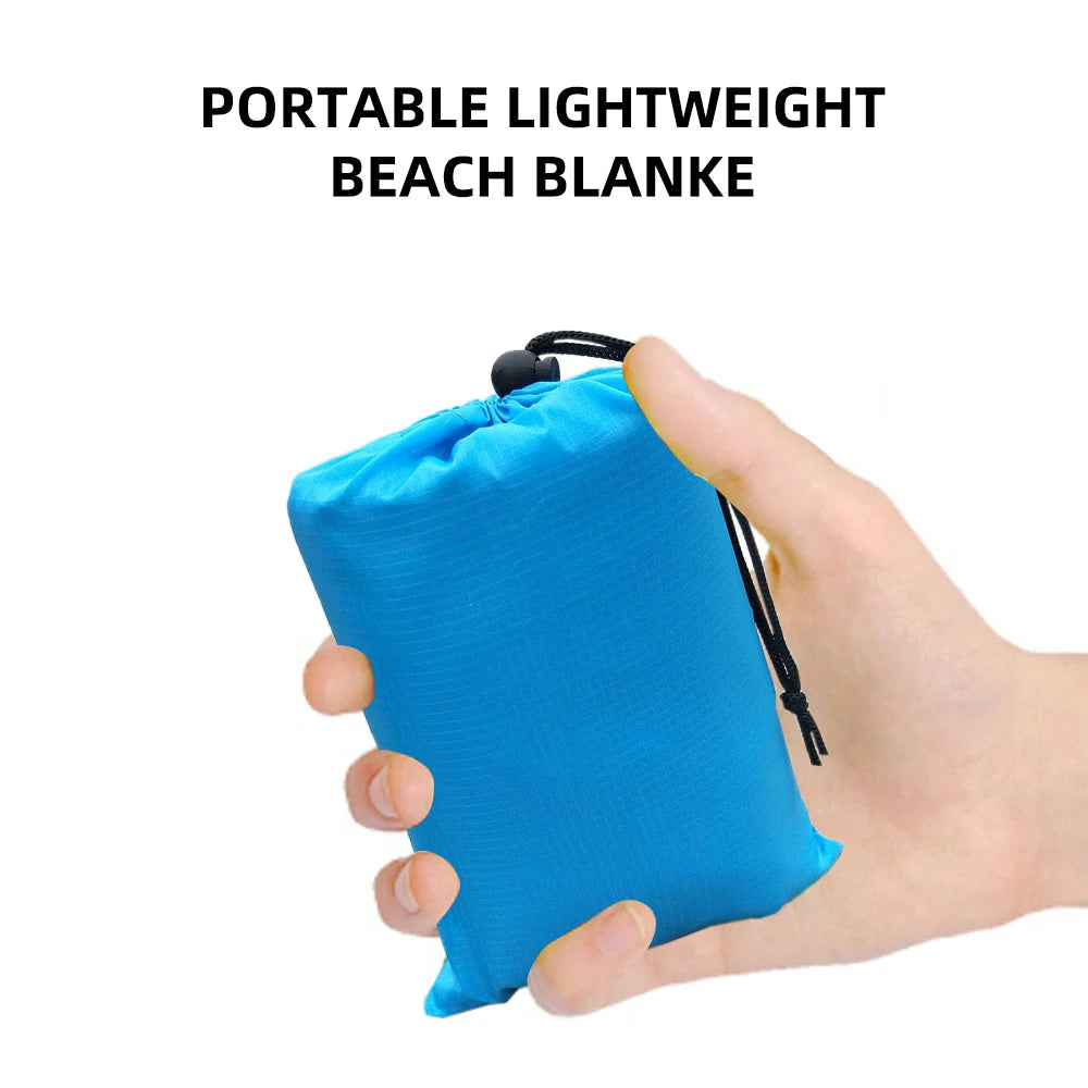 AquaShield Beach Mat - Waterproof, Windproof, Portable Comfort