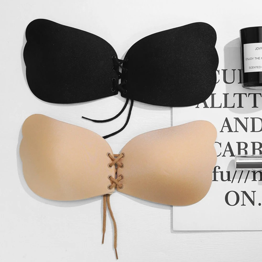 Lift & Lace | Invisible Bra with Pull Rope for Gathered Support