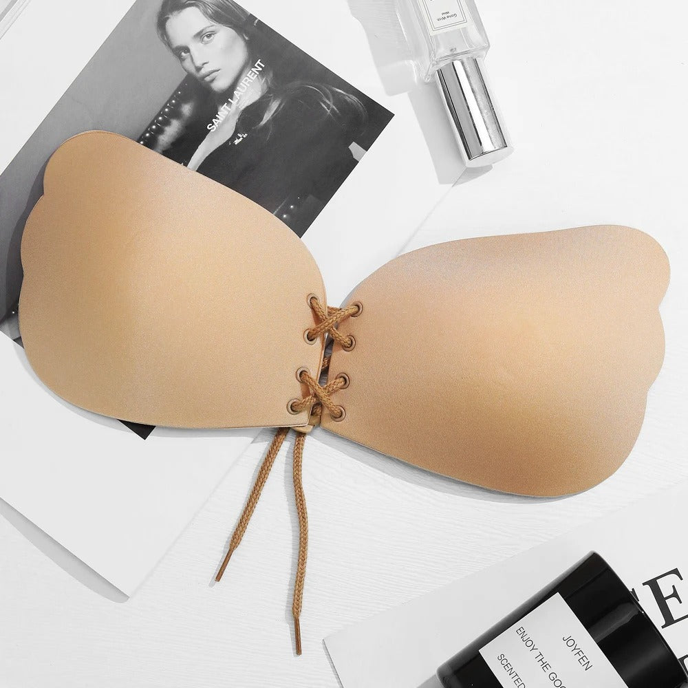 Lift & Lace | Invisible Bra with Pull Rope for Gathered Support