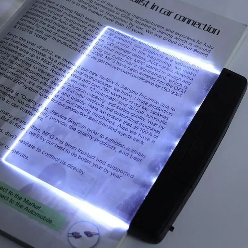 GlowPanel Reader | LED Flat Panel Night Vision Reading Light